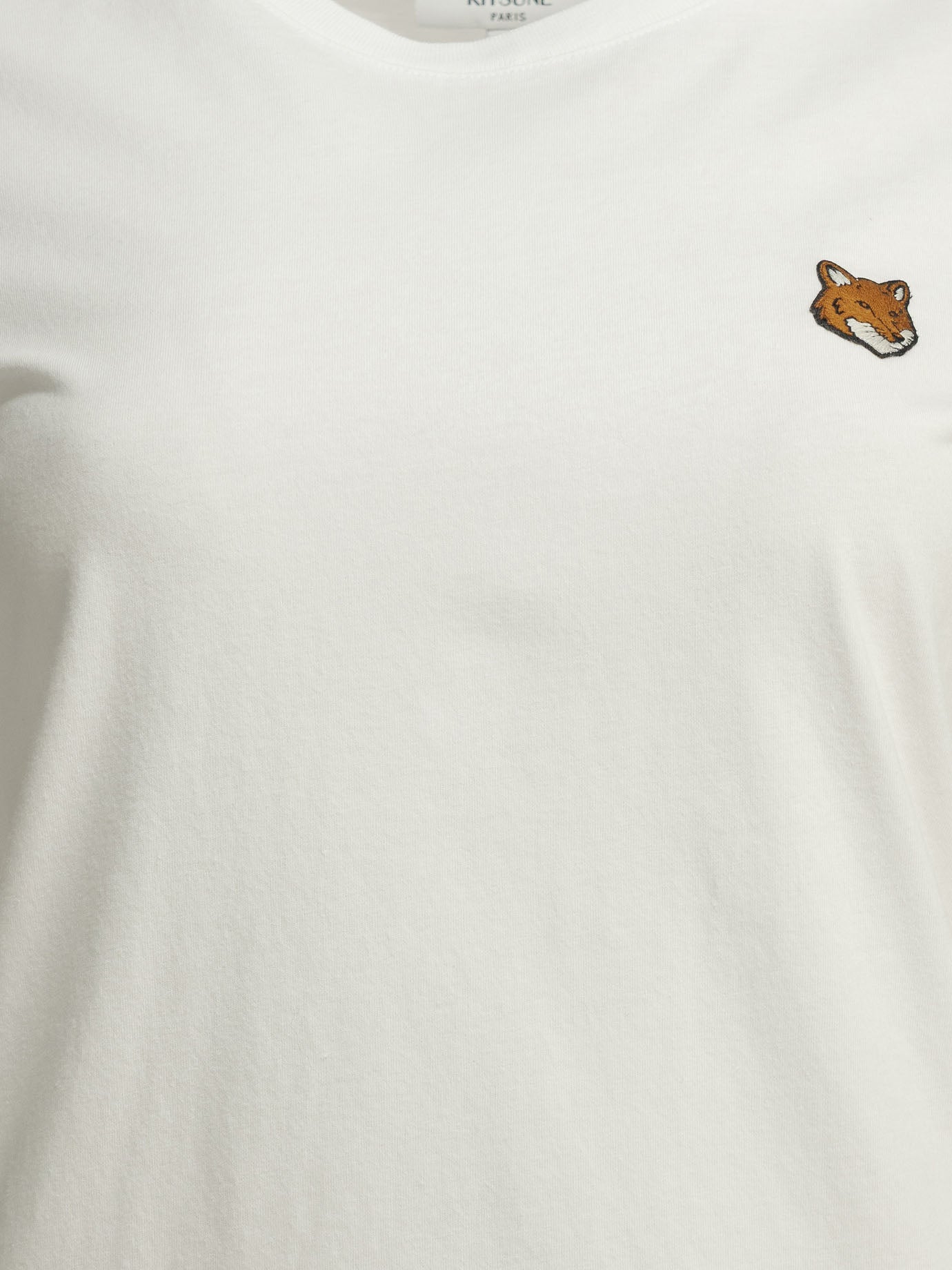 T-shirt girocollo Logo  Bianco - Maison Kitsuné Donna | PDP | VIETTI Online Store | thumbnail_3