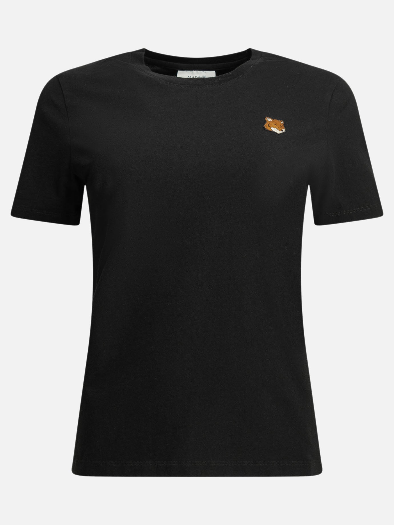 T-shirt girocollo Logo  Nero - Maison Kitsuné Donna | PDP | VIETTI Online Store | thumbnail