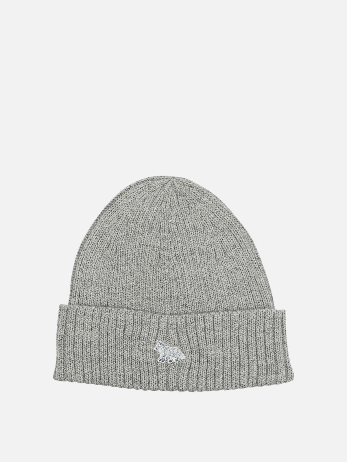 Maison Kitsuné "Baby Fox" Beanie Grey