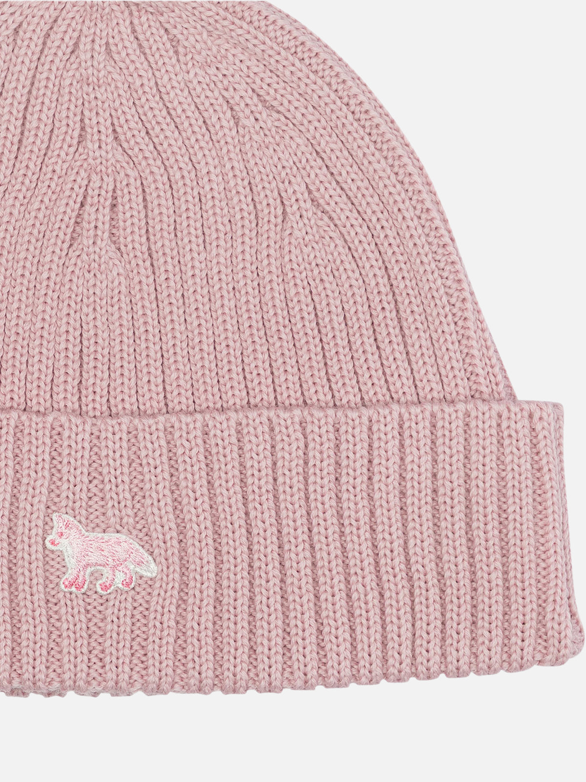 Maison Kitsuné "Baby Fox" Beanie Pink - VIETTI