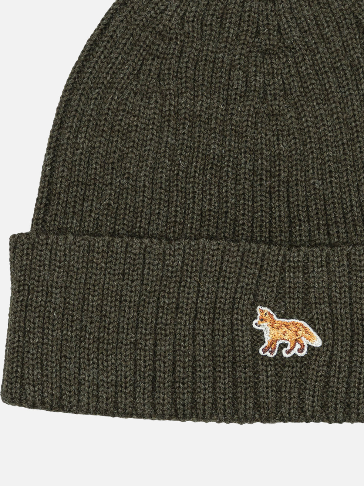 Maison Kitsuné "Baby Fox" Beanie Green - VIETTI