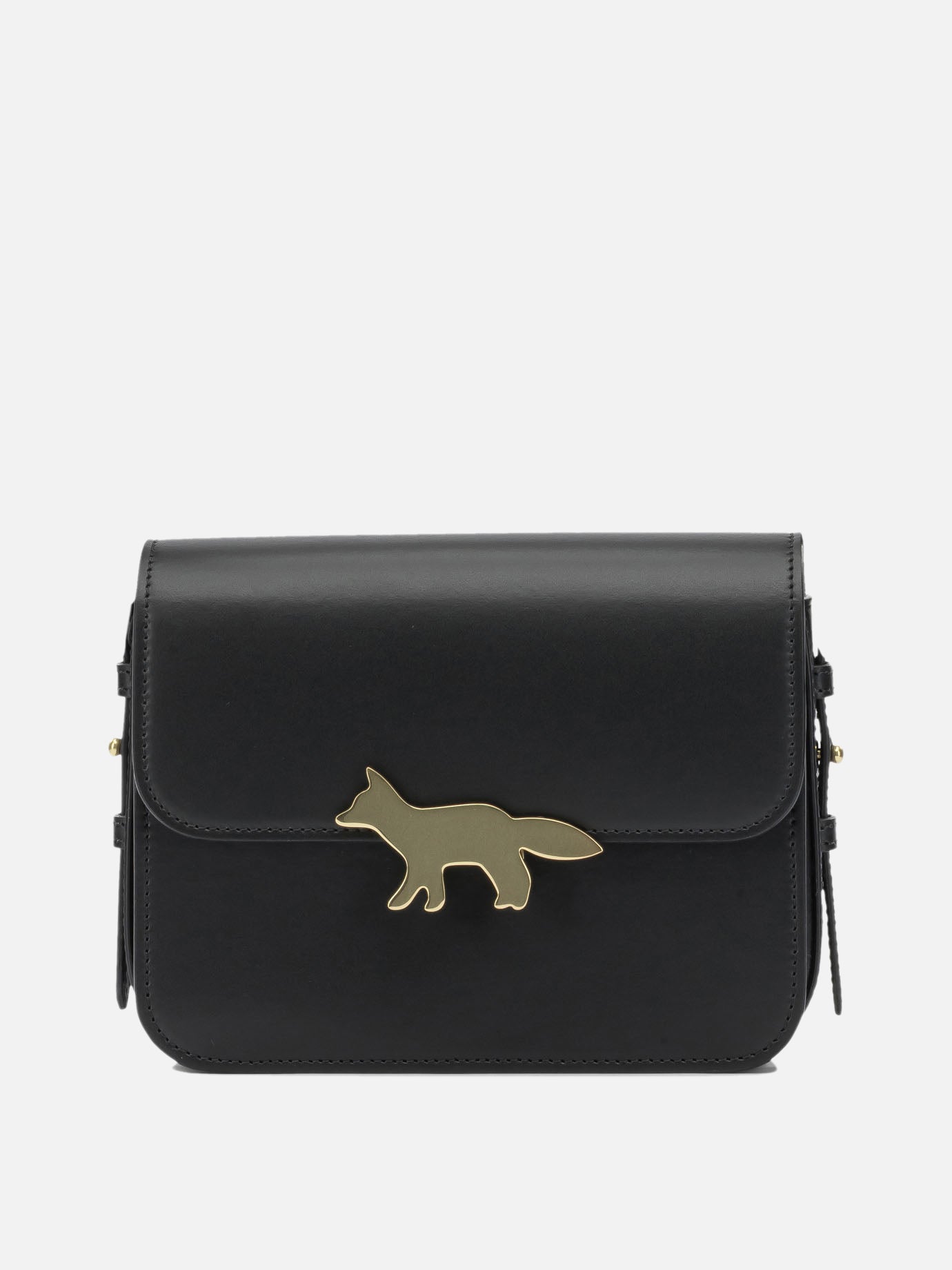 Small bags 100% bovine leather - Lining: 100% cotton  Black - Maison Kitsuné Women | PDP | VIETTI Online Store | thumbnail