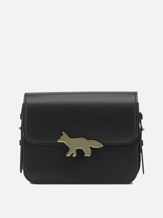 Small bags 100% bovine leather - Lining: 100% cotton  Black - Maison Kitsuné Women | PDP | VIETTI Online Store 
