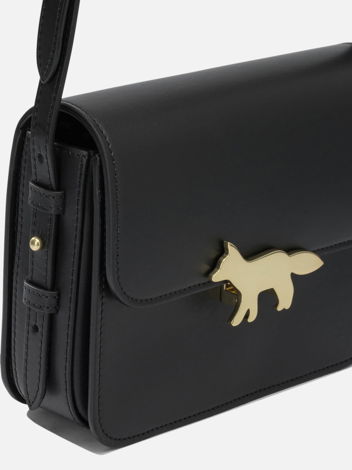 Small bags 100% bovine leather - Lining: 100% cotton  Black - Maison Kitsuné Women | PDP | VIETTI Online Store | Zoom-Modal_4
