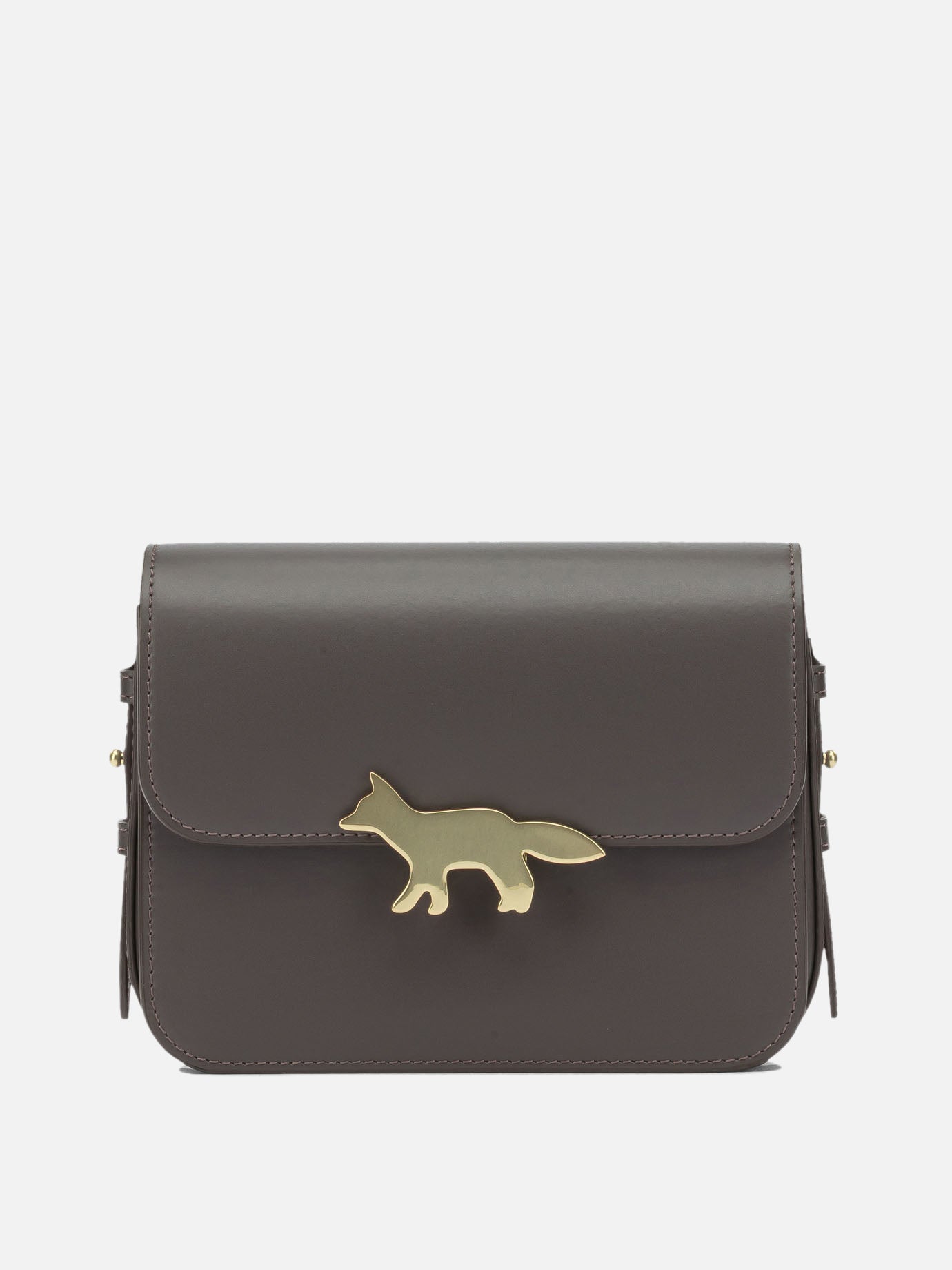 Small bags 100% bovine leather - Lining: 100% cotton  Brown - Maison Kitsuné Women | PDP | VIETTI Online Store | Zoom-Modal
