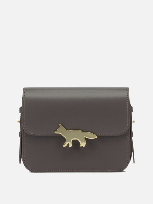 Small bags 100% bovine leather - Lining: 100% cotton  Brown - Maison Kitsuné Women | PDP | VIETTI Online Store 
