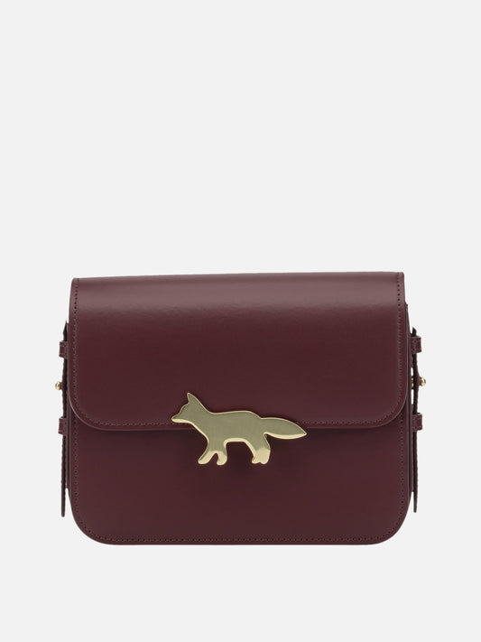 Small bags 100% bovine leather - Lining: 100% cotton  Bordeaux - Maison Kitsuné Women | PDP | VIETTI Online Store 
