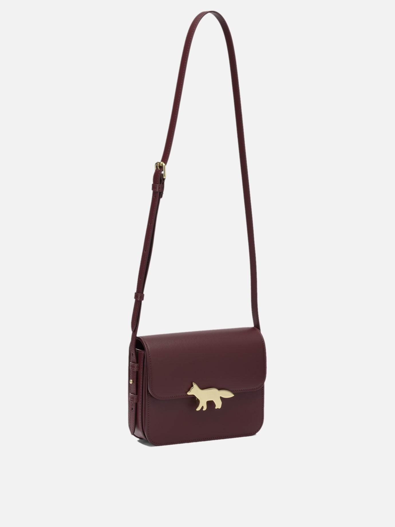 Small bags 100% bovine leather - Lining: 100% cotton  Bordeaux - Maison Kitsuné Women | PDP | VIETTI Online Store | thumbnail_2