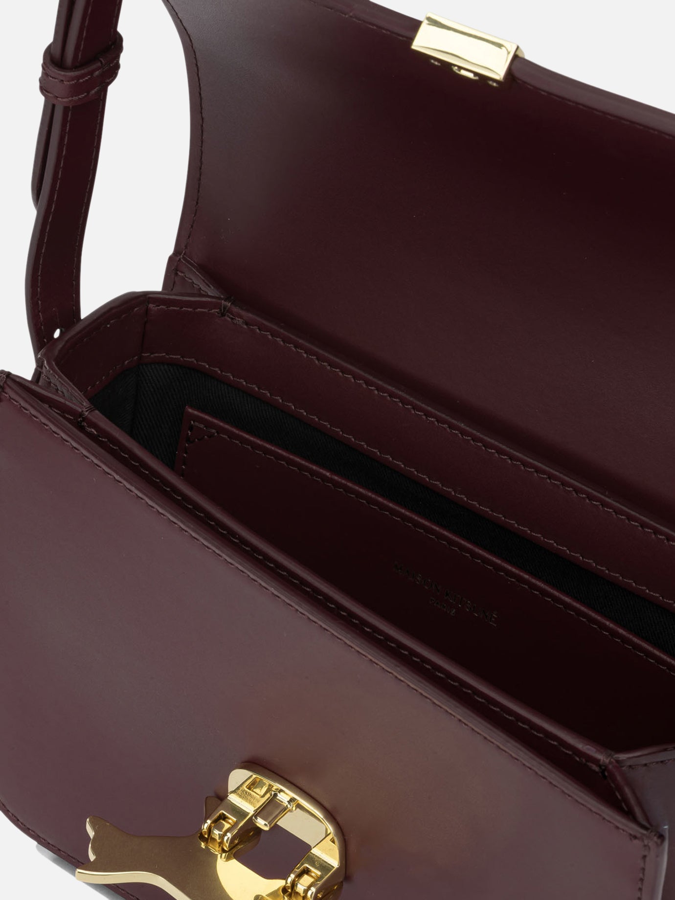 Small bags 100% bovine leather - Lining: 100% cotton  Bordeaux - Maison Kitsuné Women | PDP | VIETTI Online Store | thumbnail_5