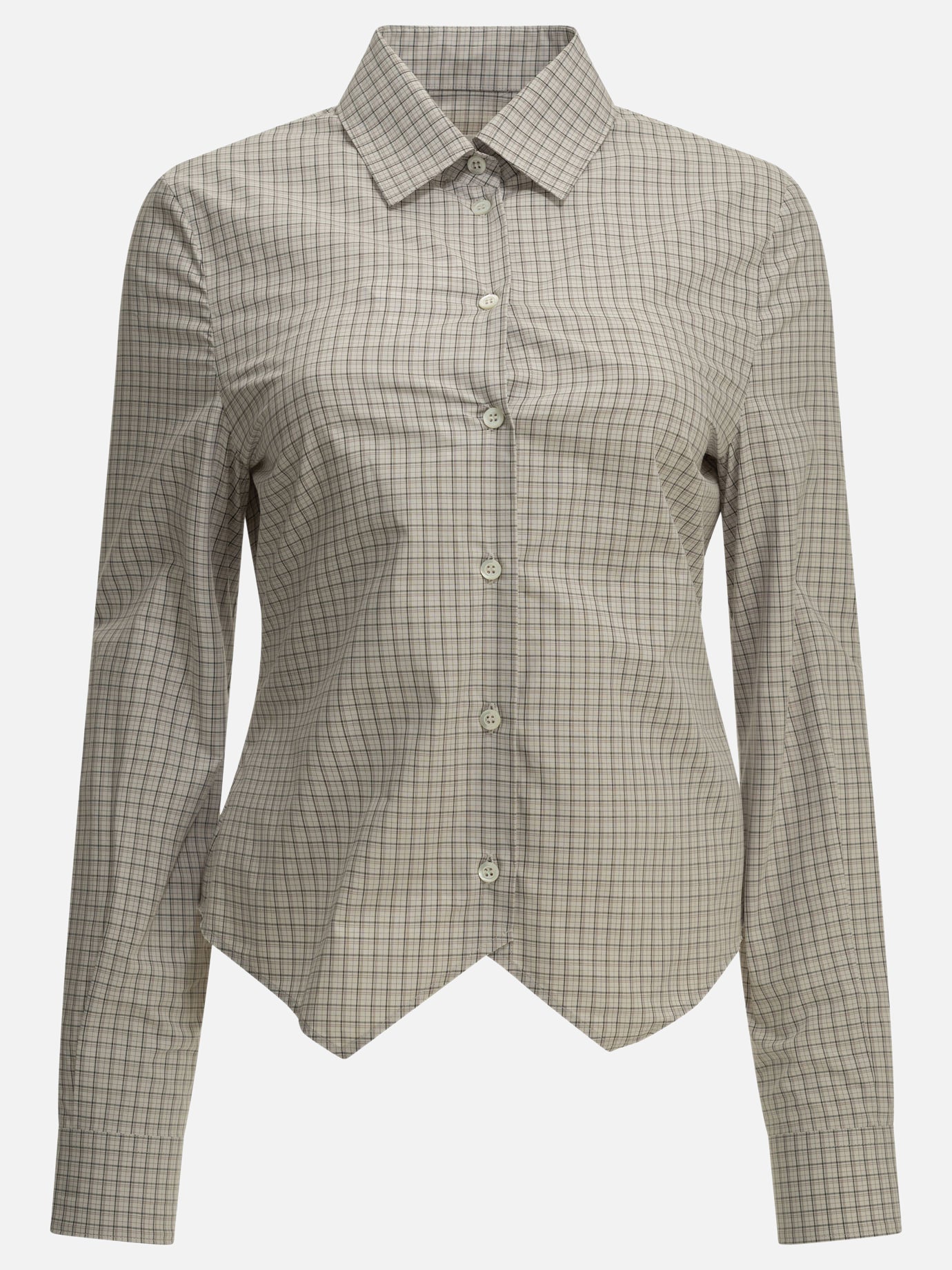 Casual shirts Check  Grey - Maison Margiela Women | PDP | VIETTI Online Store | thumbnail