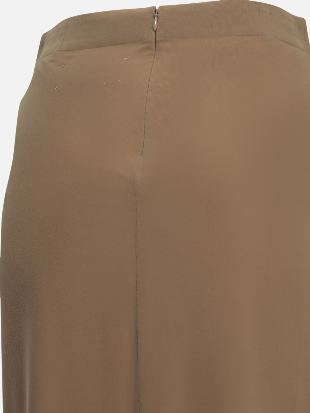 Maison Margiela "Fusion" Midi Skirt Beige

