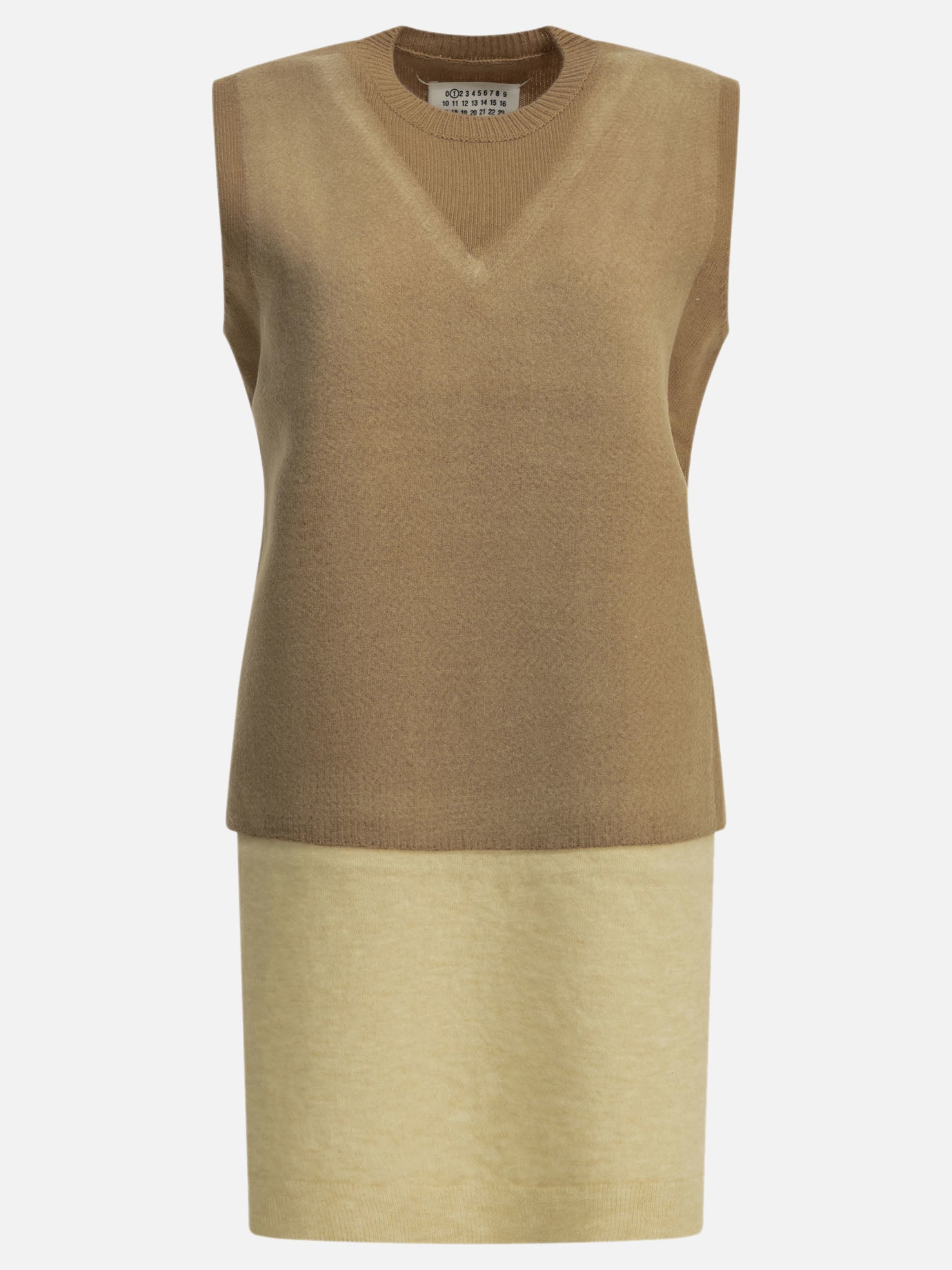 Vests Solid colour  Beige - Maison Margiela Women | PDP | VIETTI Online Store | thumbnail