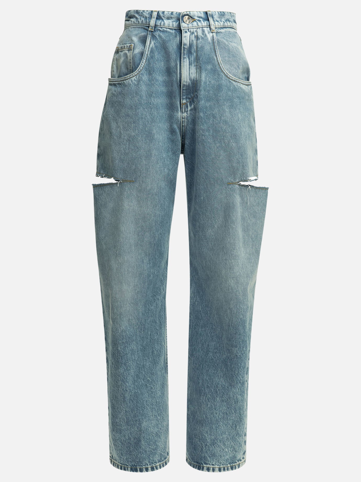 Wide-leg jeans Solid colour  Blue - Maison Margiela Women | PDP | VIETTI Online Store | Zoom-Modal
