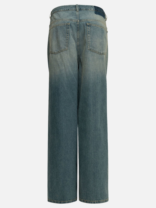 Maison Margiela "Wrap" Wide-Leg Jeans Light blue

