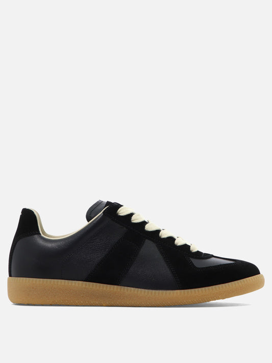 Sneaker basse 100% calf leather - 100% rubber  Nero - Maison Margiela Uomo | PDP | VIETTI Online Store 
