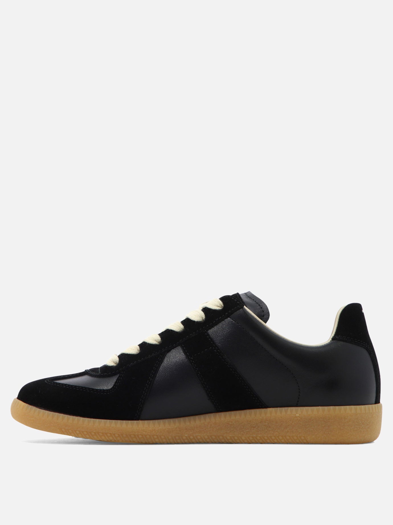Sneaker basse 100% calf leather - 100% rubber  Nero - Maison Margiela Uomo | PDP | VIETTI Online Store | thumbnail_3