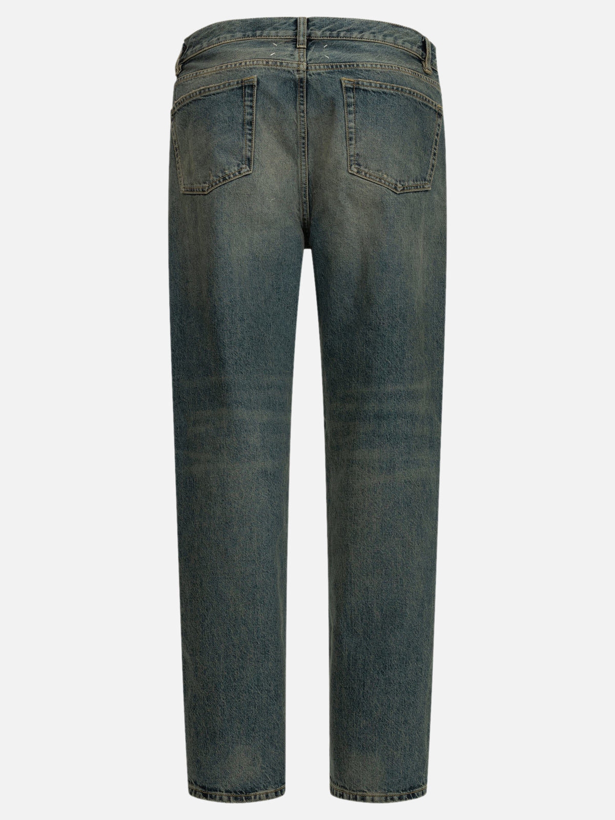 Maison Margiela "Distressed" Straight-Leg Jeans Blue - VIETTI