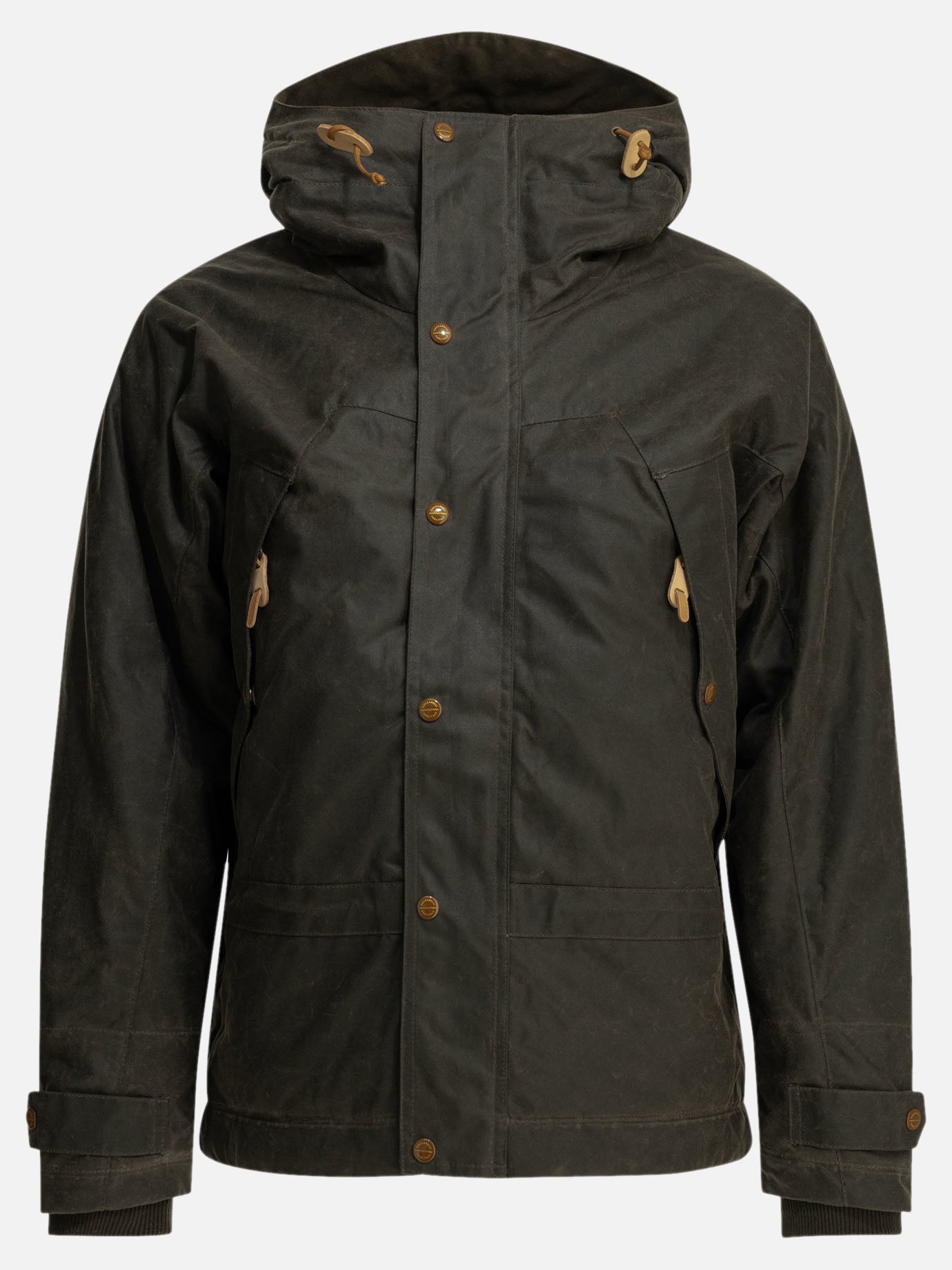 Parka Solid colour  Marrone - Manifattura Ceccarelli Uomo | PDP | VIETTI Online Store | thumbnail