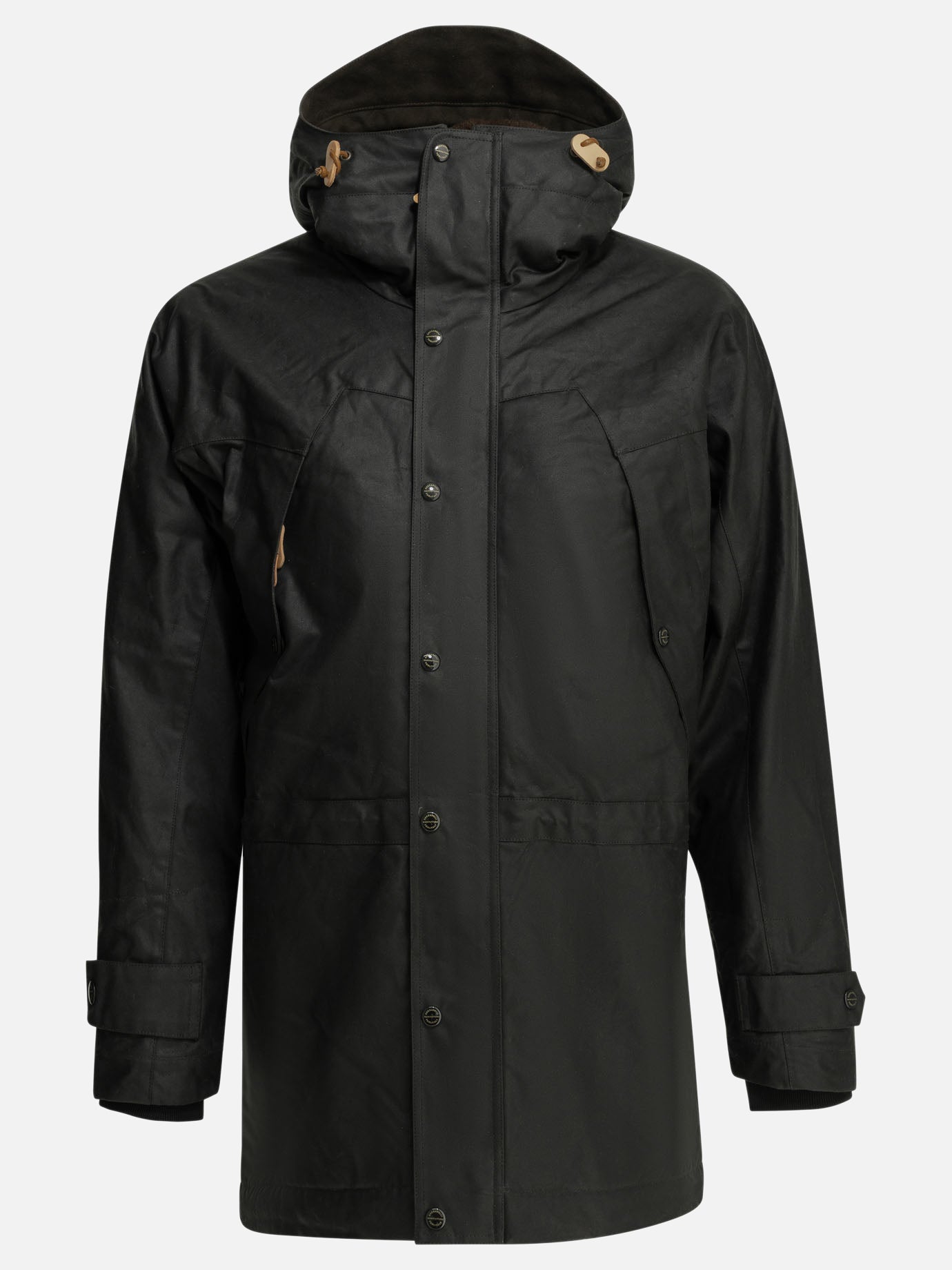 Parkas Solid colour  Black - Manifattura Ceccarelli Men | PDP | VIETTI Online Store | Zoom-Modal
