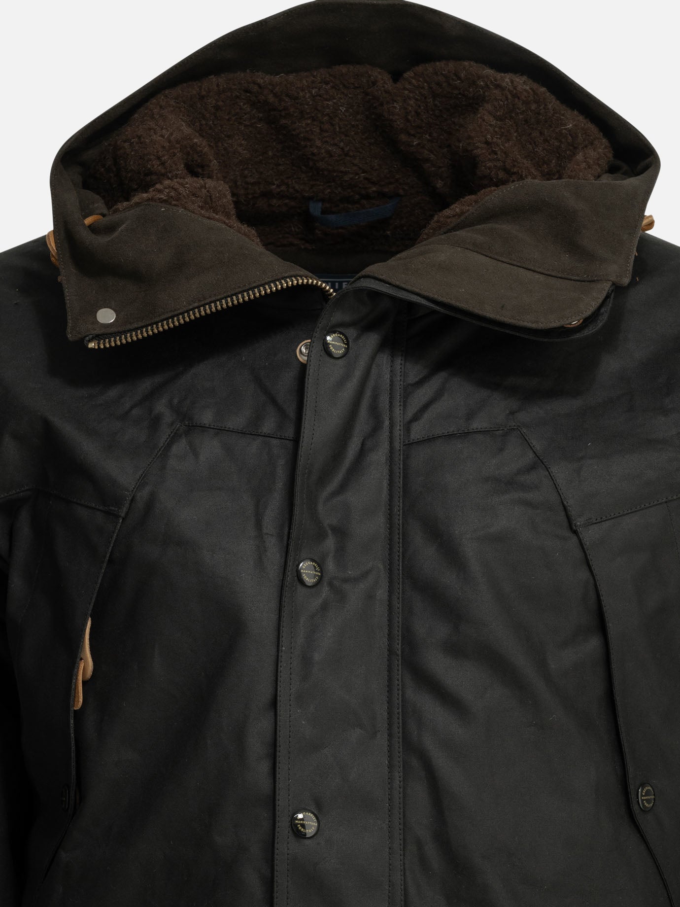 Parkas Solid colour  Black - Manifattura Ceccarelli Men | PDP | VIETTI Online Store | Zoom-Modal_3

