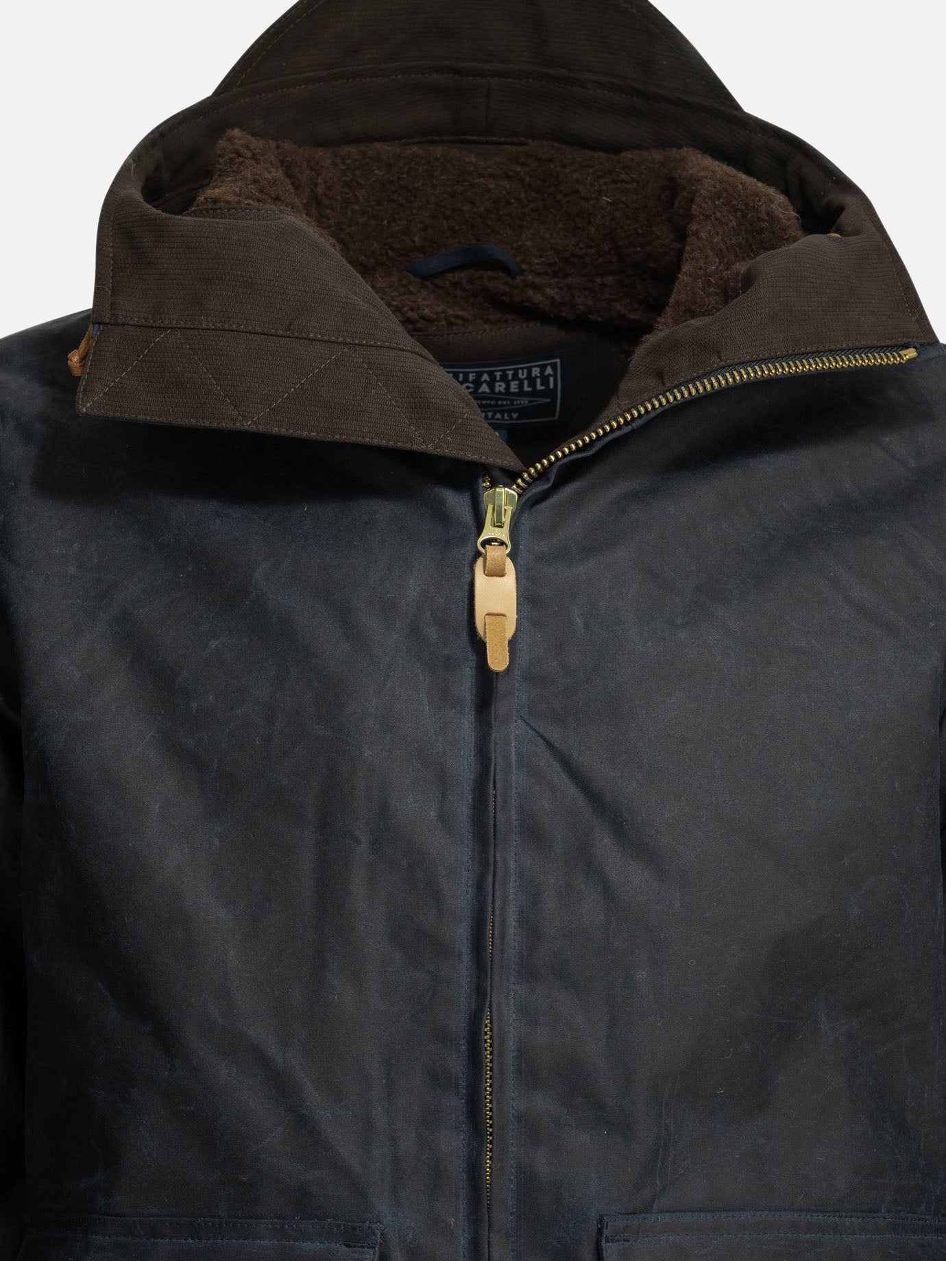 Quilted & Utility Jackets Solid colour  Blue - Manifattura Ceccarelli Men | PDP | VIETTI Online Store | Zoom-Modal_3

