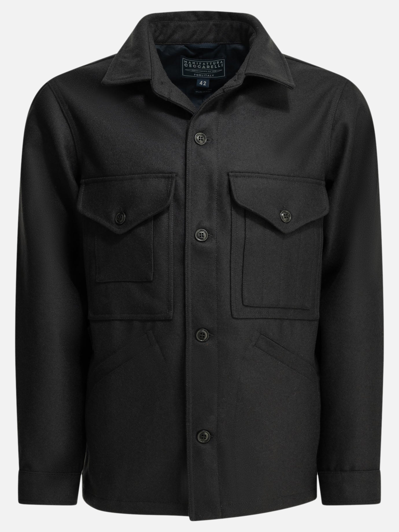 Short coats Solid colour  Blue - Manifattura Ceccarelli Men | PDP | VIETTI Online Store | Zoom-Modal
