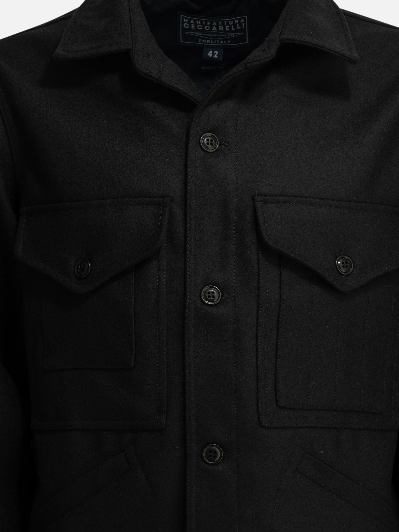 Short coats Solid colour  Blue - Manifattura Ceccarelli Men | PDP | VIETTI Online Store | thumbnail_3