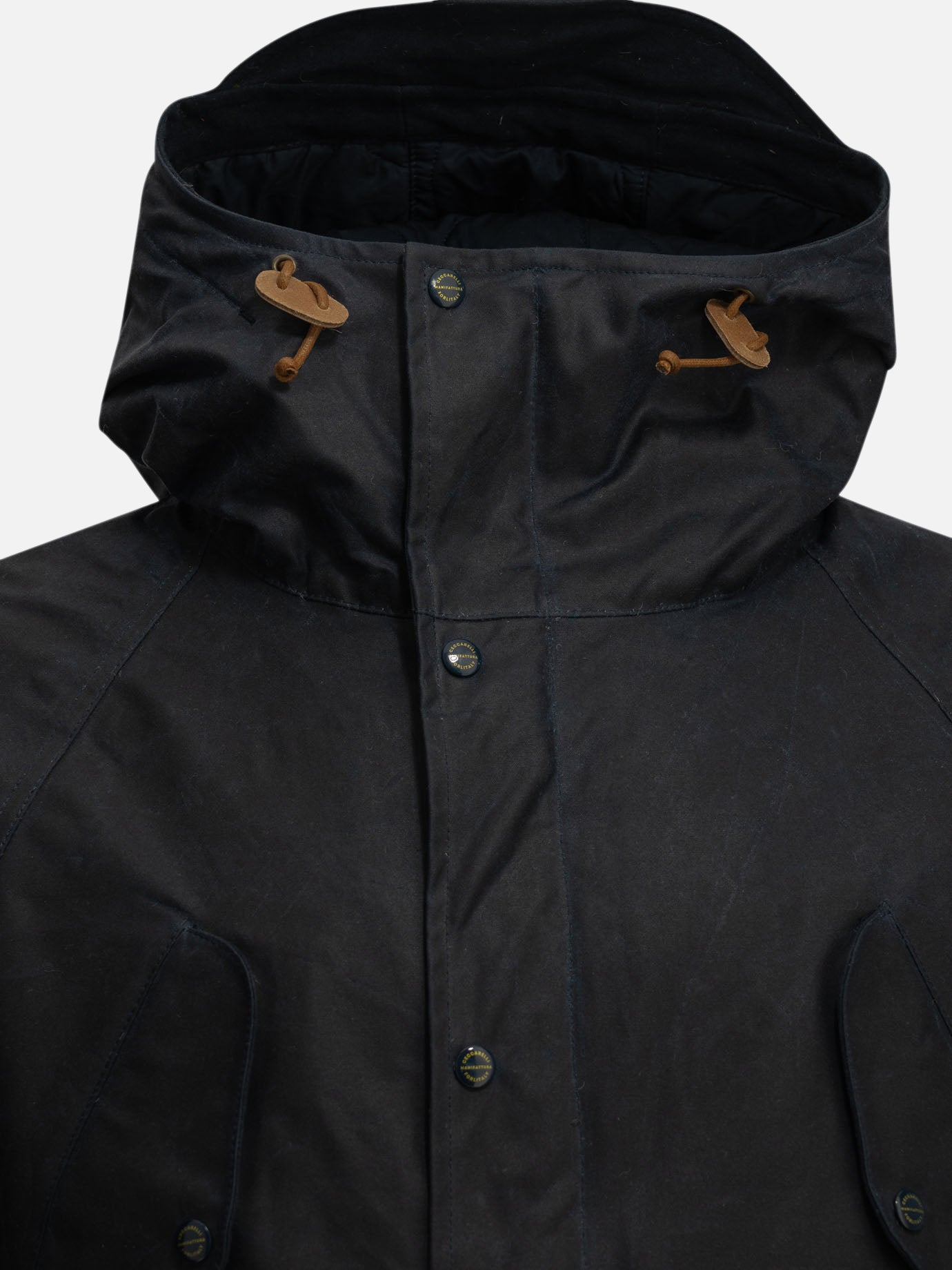 Parkas Solid colour  Blue - Manifattura Ceccarelli Men | PDP | VIETTI Online Store | Zoom-Modal_3
