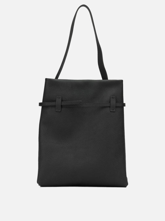 Manu Atelier "Tote du Jour" Medium Shoulder Bag Black

