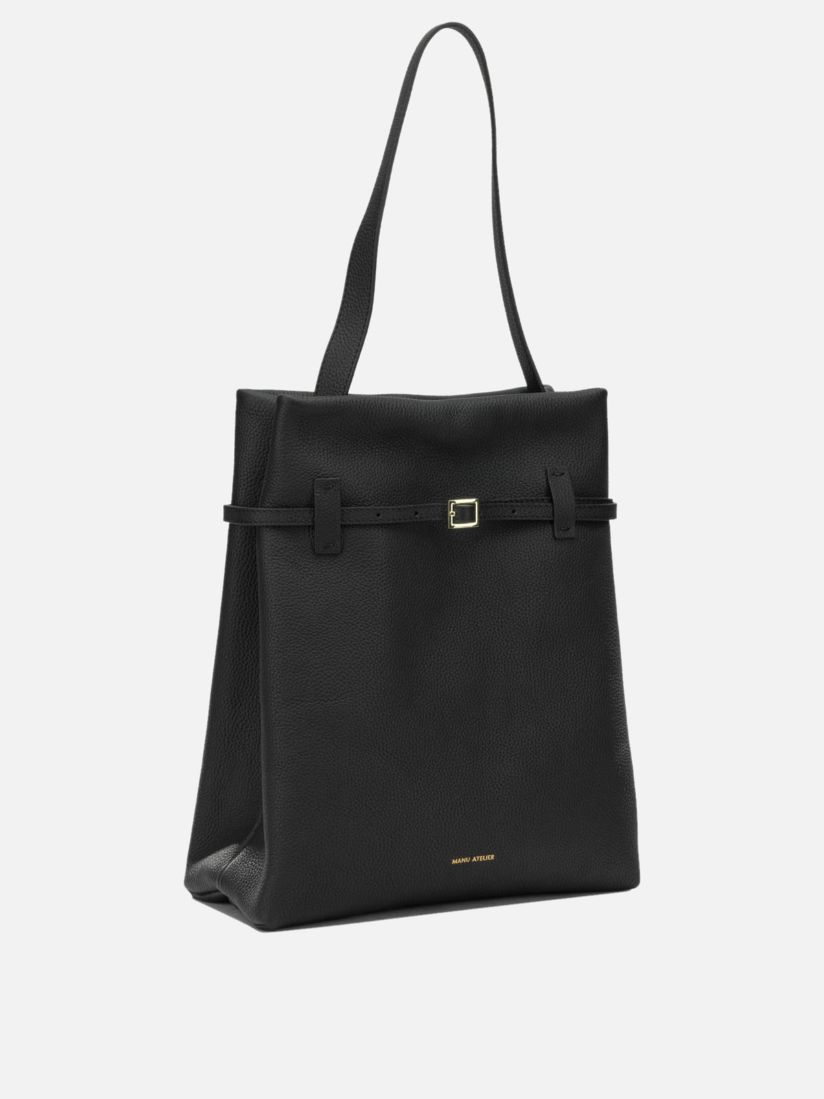 Manu Atelier "Tote du Jour" Medium Shoulder Bag Black - VIETTI