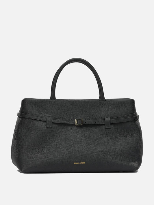 Medium bags 100% calf leather - Lining: 100% polyester  Black - Manu Atelier Women | PLP | VIETTI Online Store 
