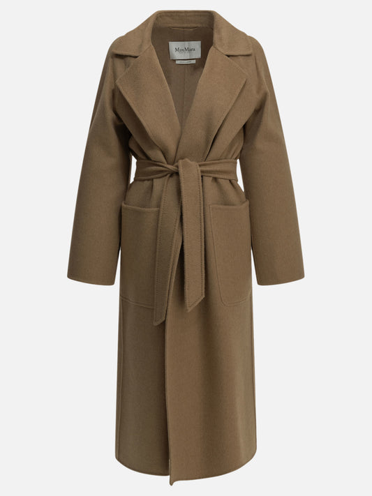 Max Mara "Ready Icon Coat" Long Coat Beige

