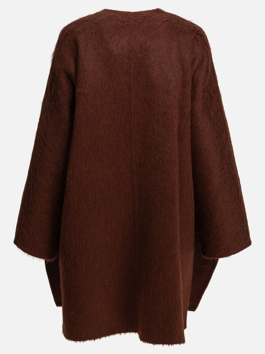 Max Mara Short coat made of alpaca and wool Red

