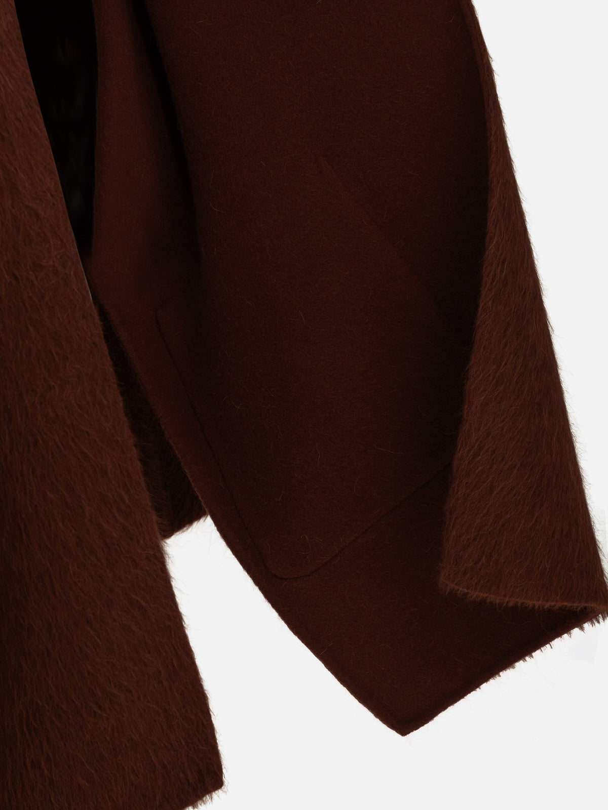 Max Mara Short coat made of alpaca and wool Red

