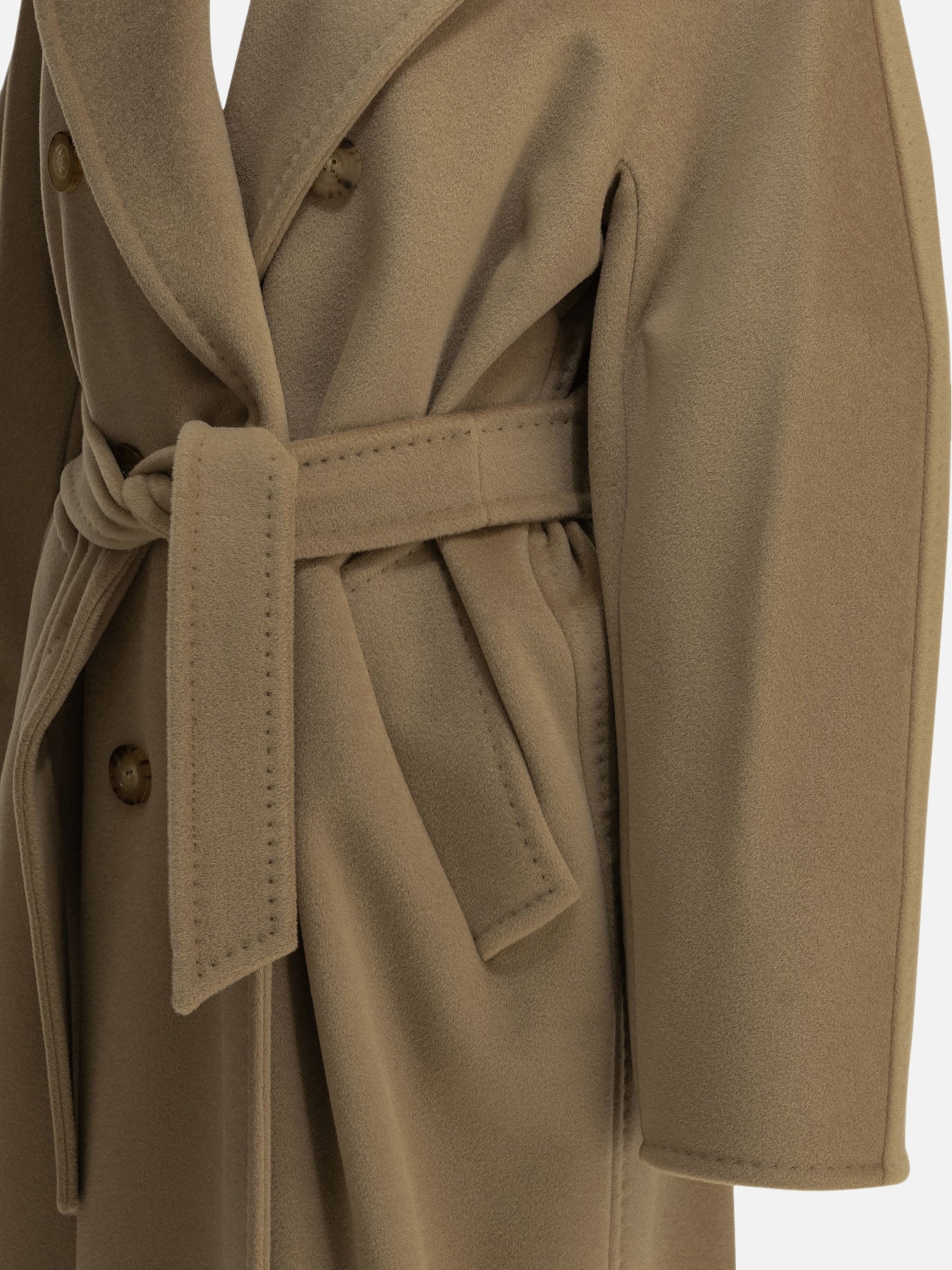 Long coats Solid colour  Beige - Max Mara Women | PDP | VIETTI Online Store | thumbnail_4