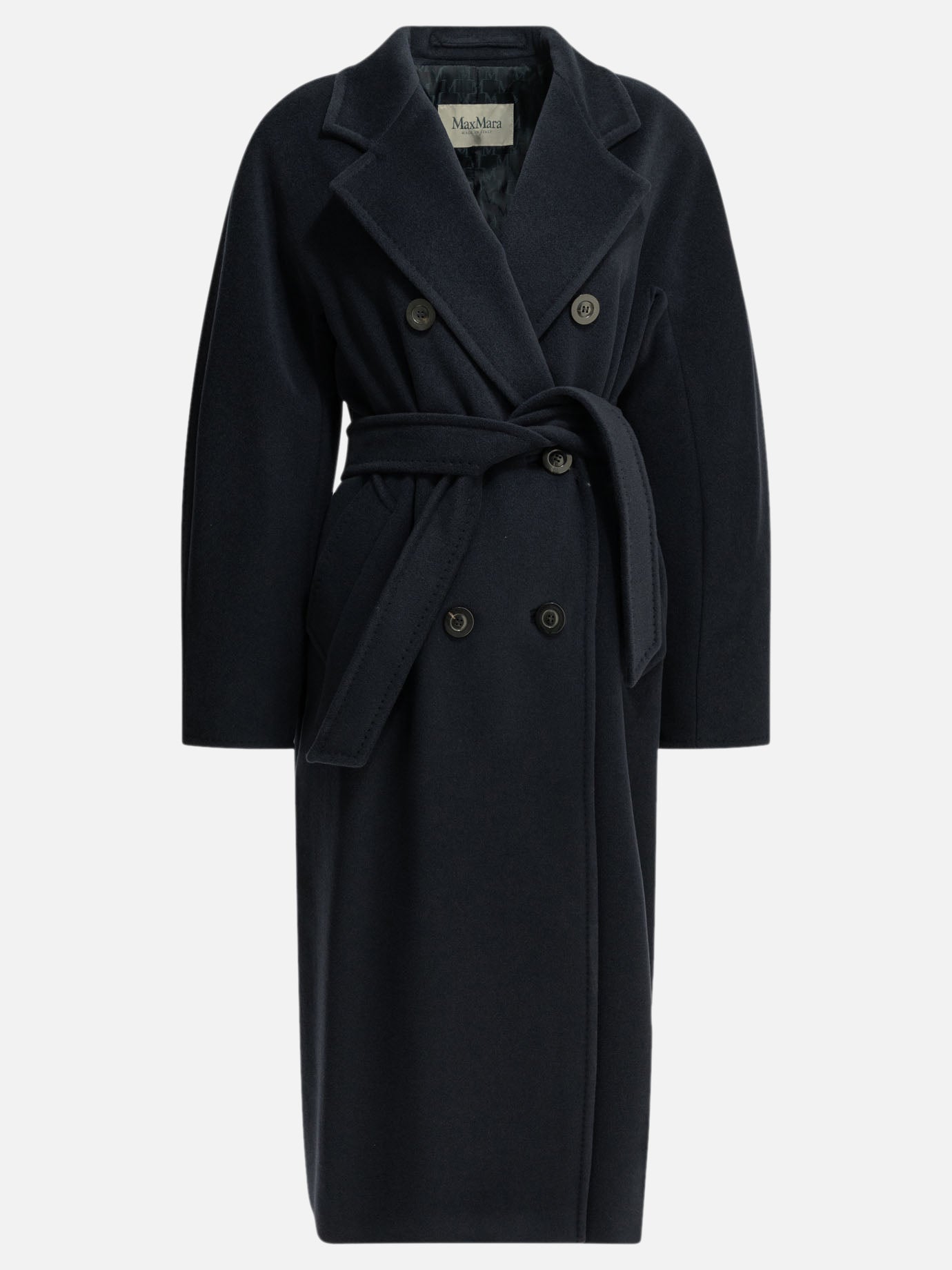 Long coats Solid colour  Blue - Max Mara Women | PDP | VIETTI Online Store | Zoom-Modal
