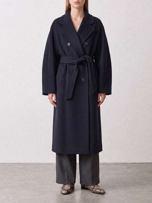 Long coats Solid colour  Blue - Max Mara Women | PLP | VIETTI Online Store | 2

