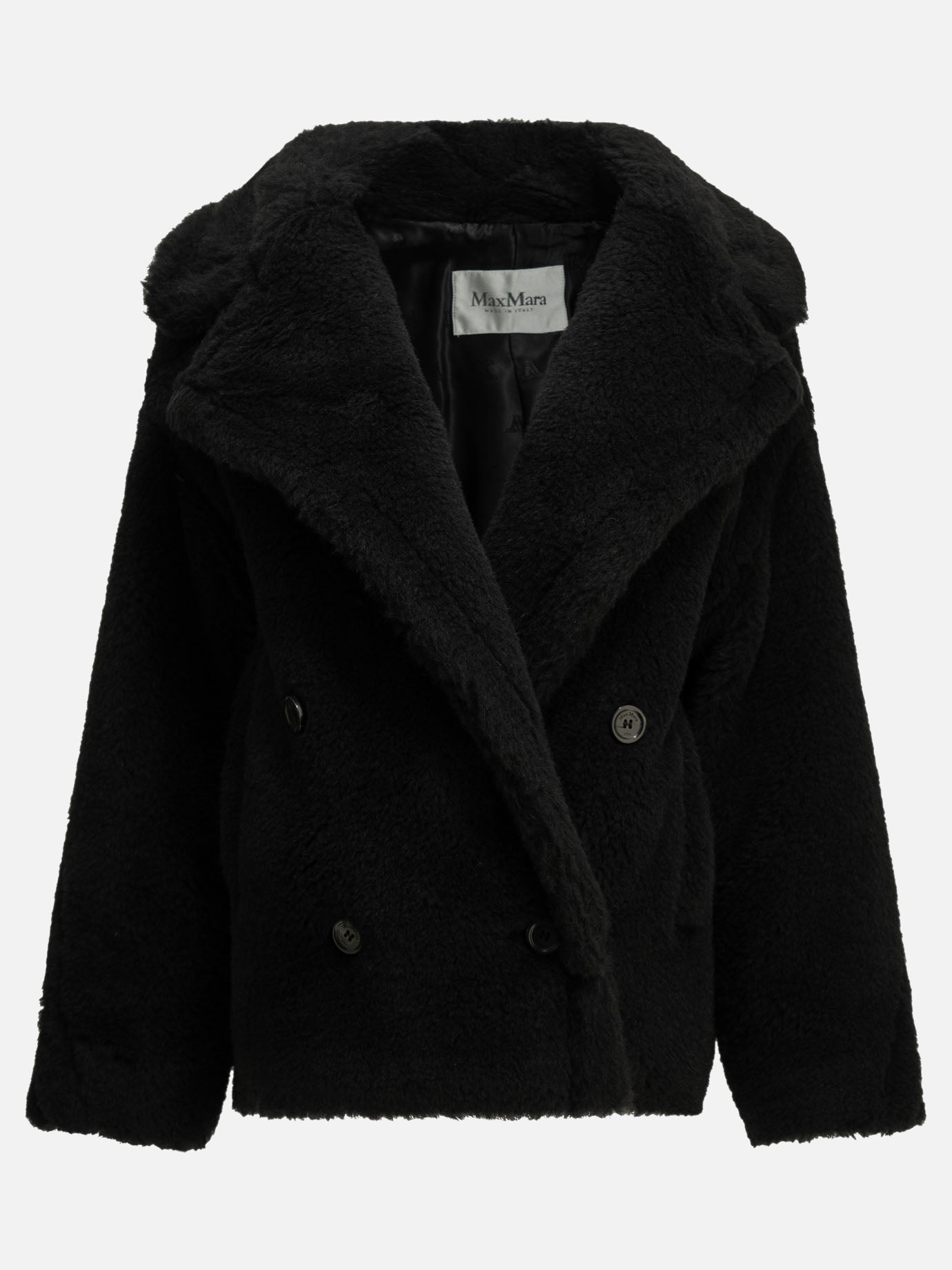 Cappotti corti Solid colour  Nero - Max Mara Donna | PDP | VIETTI Online Store | thumbnail