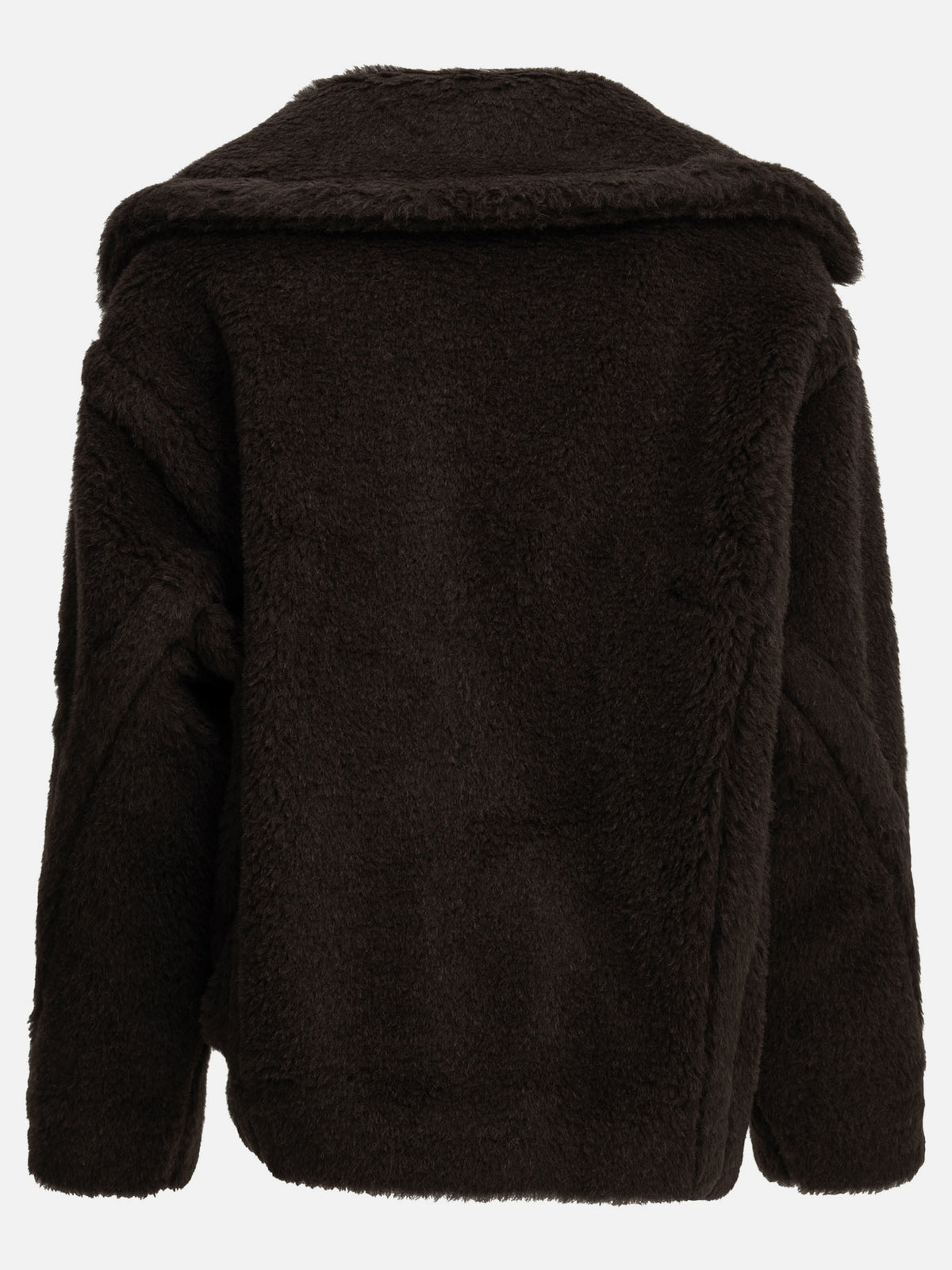 Max Mara Short alpaca coat Brown

