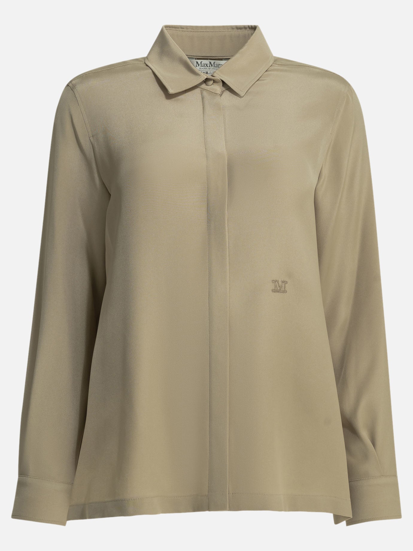 Casual shirts Solid colour  Beige - Max Mara Women | PDP | VIETTI Online Store | thumbnail