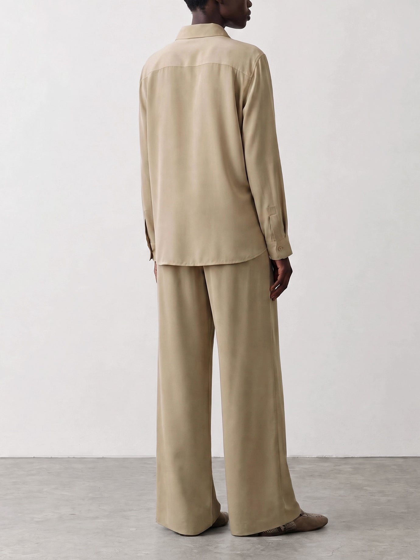 Casual shirts Solid colour  Beige - Max Mara Women | PDP | VIETTI Online Store | Zoom-Modal_3
