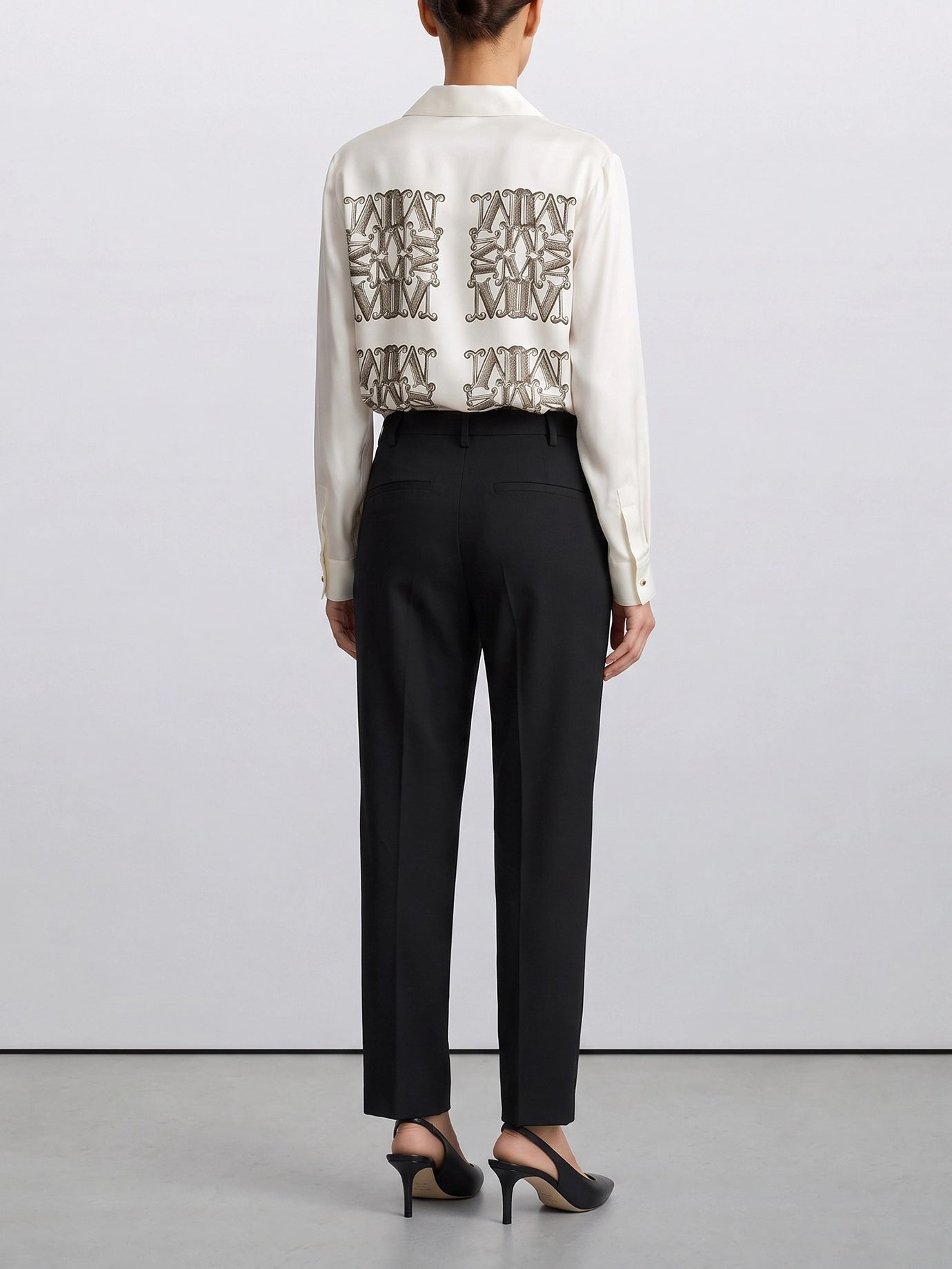 Blouses Graphics  White - Max Mara Women | PDP | VIETTI Online Store | thumbnail_3