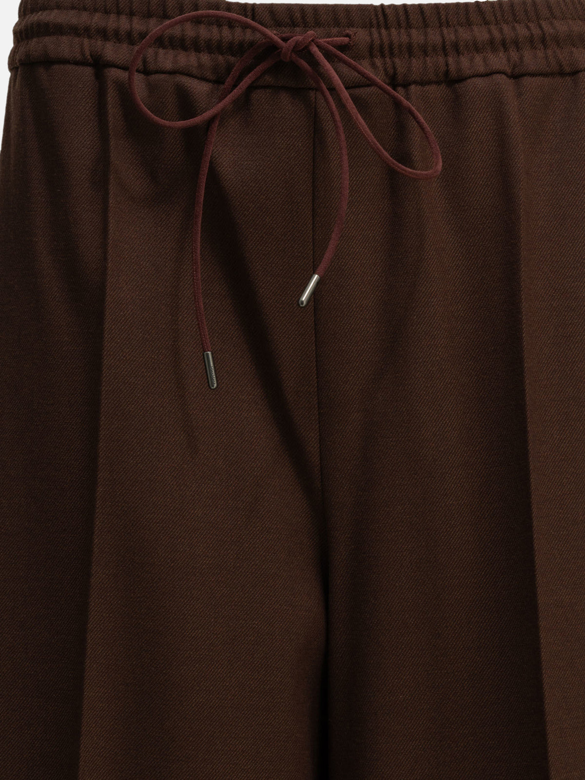 Max Mara Casual wool pants Bordeaux - VIETTI