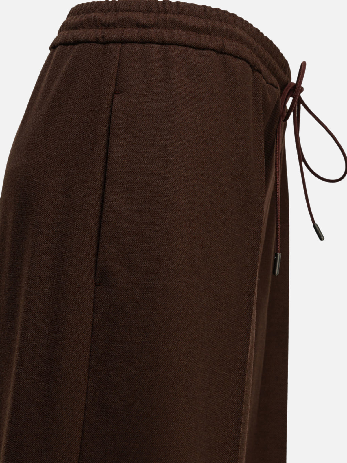 Max Mara Casual wool pants Bordeaux - VIETTI