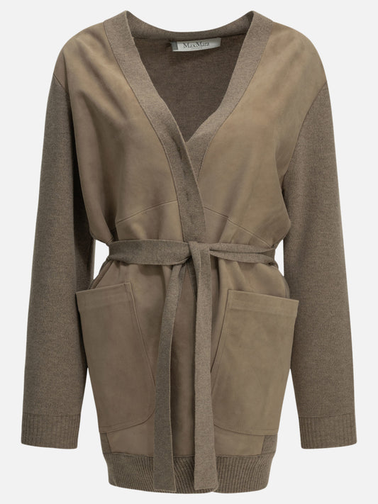 Max Mara Wool and Cashmere Cardigan Beige

