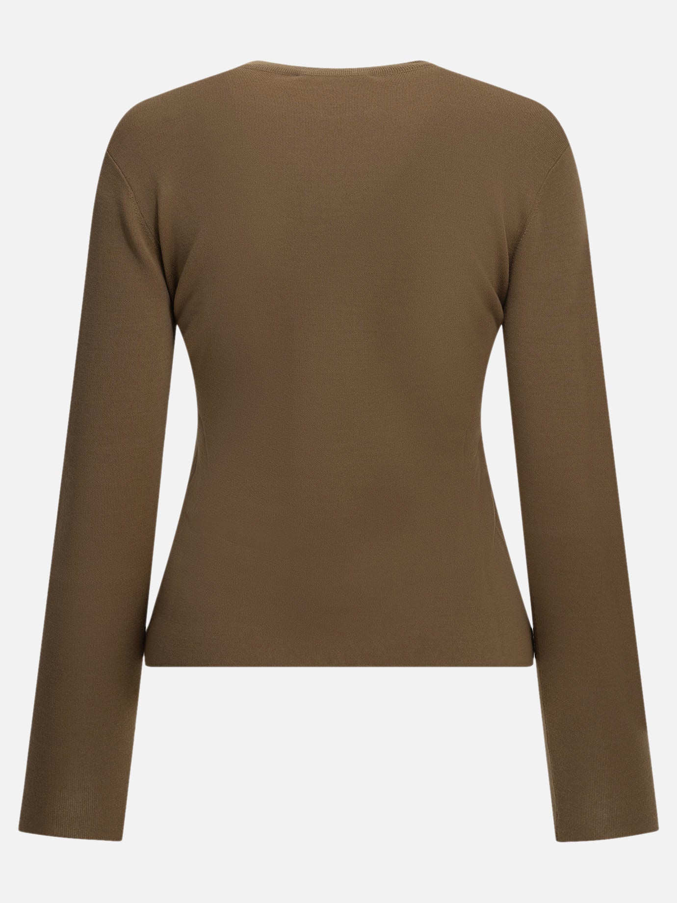 Max Mara Round-neck T-shirt made of virgin wool 2621366082600