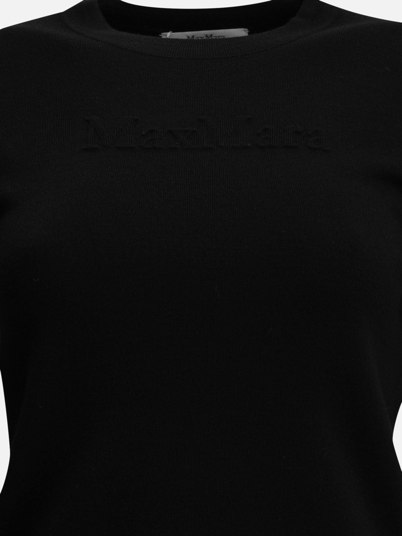 Crewneck t-shirts Logo  Black - Max Mara Women | PDP | VIETTI Online Store | Zoom-Modal_5
