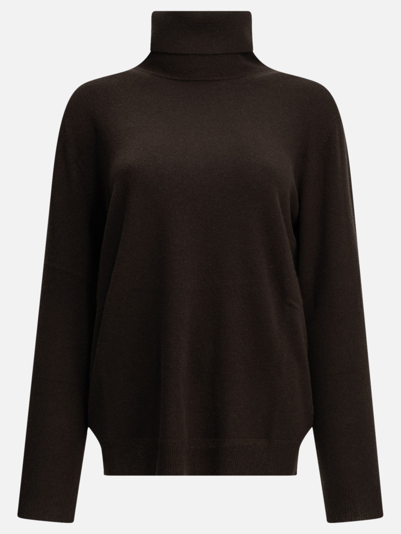 Max Mara Wool and cashmere turtleneck sweater 2621366162600 Brown