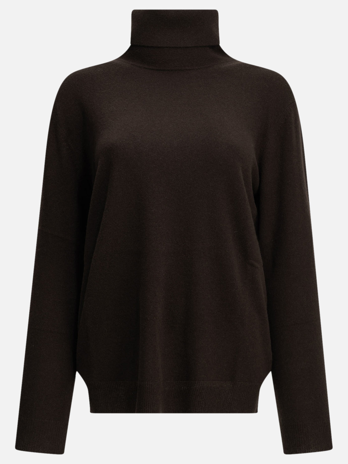 Max Mara Wool and cashmere turtleneck sweater Brown - VIETTI