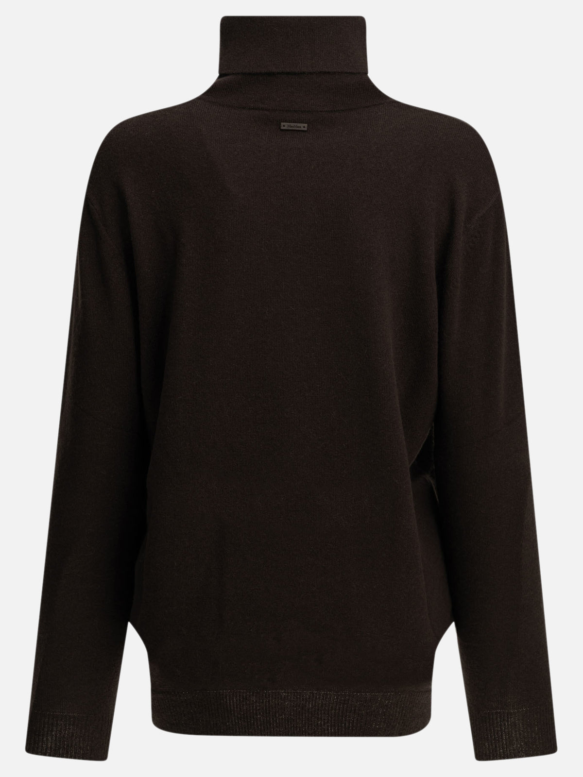 Max Mara Wool and cashmere turtleneck sweater Brown


